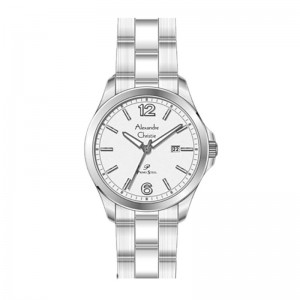 Alexandre Christie AC 1029 Silver White Man Steel MDBSSSL